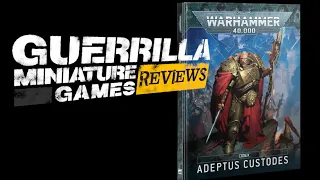 GMG Reviews - CODEX:  Adeptus Custodes (2024) by Games Workshop