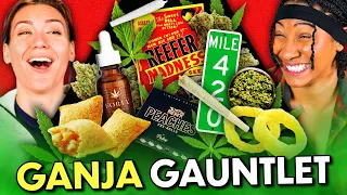 Stoners Compete In The Ganja Games Gauntlet Challenge! | Stoners React