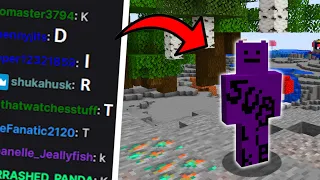 Minecraft, but if chat spells a block it gets REMOVED...