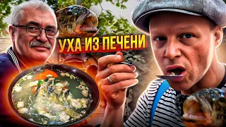 An old recipe from Odessa fishermen. Ukha with bull dumplings