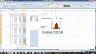 Using Excel to calculate standard deviation and make a histogram