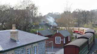 Departure from Waunfawr on the Welsh Highland Railway