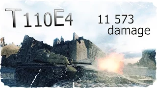 T110E4 - 11 573 damage на Химмельсдорфе (World of tanks)