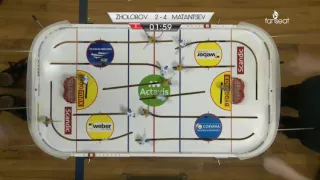 European Table Hockey Championship 2016: Nikita Zholobov (RUS) - Evgeniy Matantsev (UKR)
