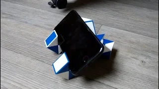 Rubik's snake or Rubik's twist - How to make a phone stand