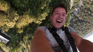 Мой первый прыжок с GoPro Bungy 69 SkyPark Сочи 2019