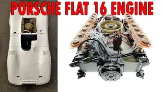 When Porsche Build a 16 Cylinder Race Engine For the Can-Am Series