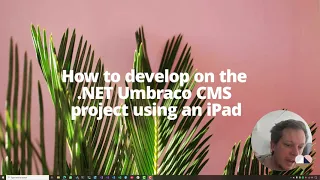 How to develop on the .NET Umbraco CMS project using an iPad with Github CodeSpaces