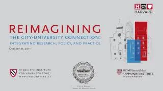 Welcoming Remarks | Radcliffe Institute