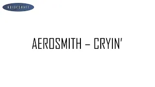 Aerosmith - Cryin' Drum Score
