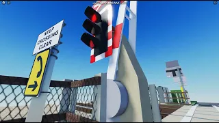 Roblox: Wierd level crossing, wierdshire (very wierd)