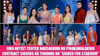 GMAAC NAGSAGAWA NG PINAKAMALAKING CONTRACT SIGNING EVENT NA TINAWAG NA "SIGNED FOR STARDOM"!