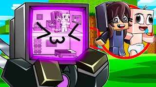 ¡CONSTRUIMOS UNA CASA DENTRO DE TV WOMAN! 📺😱 NOOBSI Y BEBENOOB VS SKIBIDI TOILET