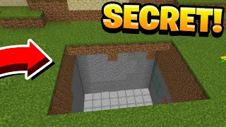 Minecraft SECRET BASE 😳 #shorts