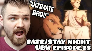 GILGAMESH WTF!!?!! | FATE/STAY NIGHT | UNLIMITED BLADE WORKS | EPISODE 23 | NEW ANIME FAN REACTION!