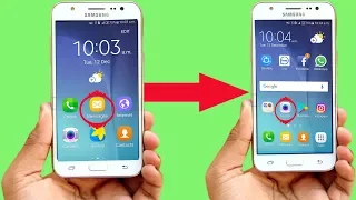 Samsung  J1/J2/J3/J5/J7/S7/S8- How To Make App Icons On The Home Screen Smal Or Larger #HelpingMind