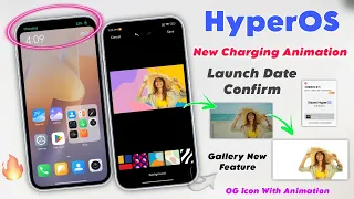 Xiaomi HyperOS New Charging Animation,😱 HyperOS Icon Animation Install Now | Launch Date Confirm 🔥✅