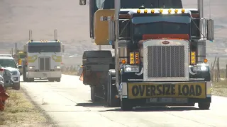 Semi-truck convoy honors two Utah toddlers hit, killed by speeding car while playing in corral