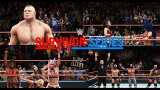 WWE 2K20 Universe Mode - "WWE Survivor Series Highlights"