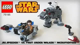 LEGO STAR WARS - Ski Speeder™ vs. First Order Walker™ Microfighters - Set 75195 (Build Instructions)