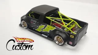 How to convert a DODGE Van into pickups - HOT WHEELS CUSTOM