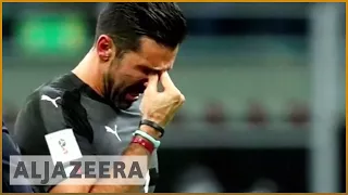 🇮🇹 ITALY out of World Cup 2018 after draw with Sweden | AL JAzeera English