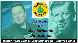 Analyse Teil 2: Walter Röhrl über eAutos und Grundlagen zu dem eFuels ... das wird sehr gut! haha!