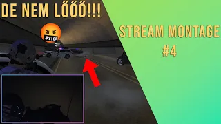 AZ EGÉSZ RENDVÉDELEM EZT AZ 1 AUTÓT ÜLDÖZI❗😱 | STREAM MONTAGE #4