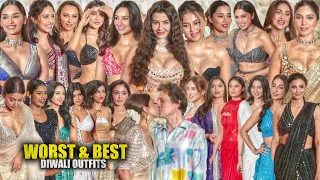 WORST-BEST Dress at Diwali Party 2023 | Sunny Leone, Tejasswi, Georgia, Manushi, Shriya Saran,Avneet