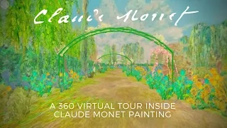 CLAUDE MONET - A WALK INSIDE  Bridge over a Pond of Water Lilies #monet #vr #impressionism