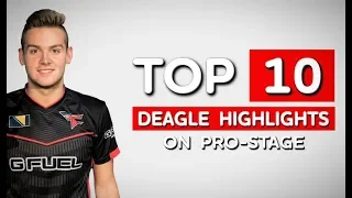 ТОП 10 МОМЕНТОВ С DEAGLE НА PRO-СЦЕНЕ В CS:GO