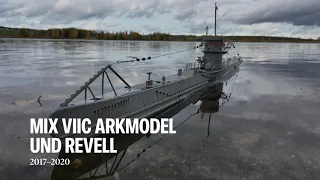 Mix U-Boote Revell VIIC 1:72 und Arkmodel VIIC 1:48