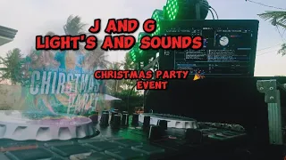 J and G light's and sounds /Christmas party events #christmasparty #sounds #kolongobrothersvlog