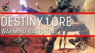 Destiny Lore: Warmind Rasputin (AI-COM/RSPN)