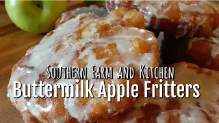 Southern Buttermilk Apple Fritters 🍏Homemade Desserts 🍏 Fried Pastries 🍏 Southern Farm and Kitchen 🍏