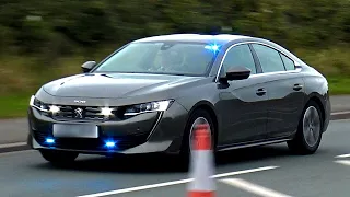 UK North Wales Police | Unmarked Covert Peugeot 508 Responding