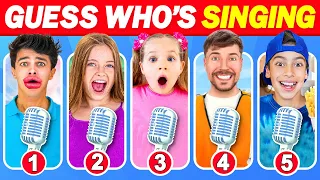 Guess Who Is SINGING? | Lay Lay, Kinigra Deon, Salish Matter, Diana, King Ferran, MrBeast, Elsa