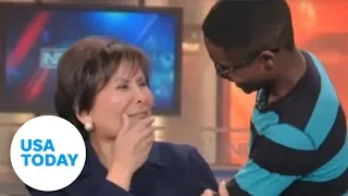 See why boy's story brings anchor to tears | USA TODAY