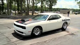 Mopar Shakes Down The New 2015 Dodge Challenger Drag Pak Test Vehicle