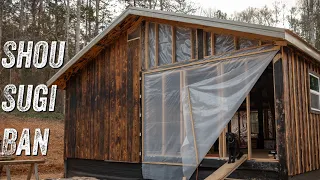 SHOU SUGI BAN CABIN SIDING | OFF GRID TIMBER FRAME | WOODWORK