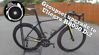 Di2 upgrade Giant TCR advance Group set upgrade to Di2 Ultegra R8050  - THE CYCLE RENOVATOR