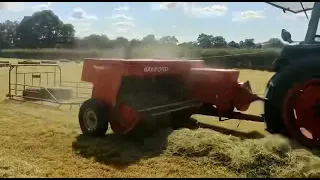 Fendt 305LS baling with Bamford Super 59