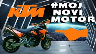 KUPIO SAM NOVI MOTOR   KTM 950 SM