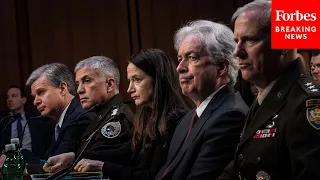 US Intelligence Directors Testify On Global Threats In Front Of The Senate Intelligence Committee