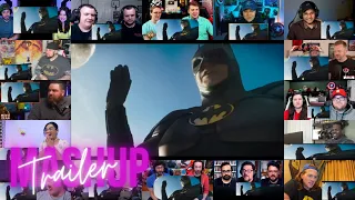 The Flash – Final Trailer Reaction Mashup 🦇⚡ - Batman | Michael Keaton & Ben Affleck |Supergirl