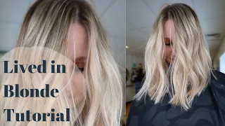 How to create a Lived In Blonde Hair Color using Redken Shades EQ | Toner Formulation