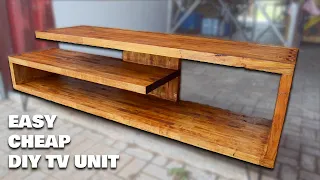 DIY TV stand build | woodworking