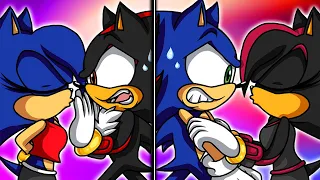 SONICA & SHADINA KISSED SONIC & SHADOW!! - [Sonic Comic Dub Compilation]