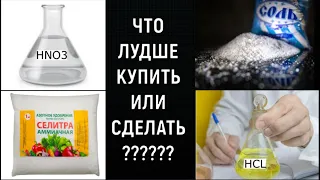 Самодельная Азотная и соляная кислота. Вся правда о самодельных кислотах...