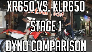 STAGE 1: XR650 vs. KLR650